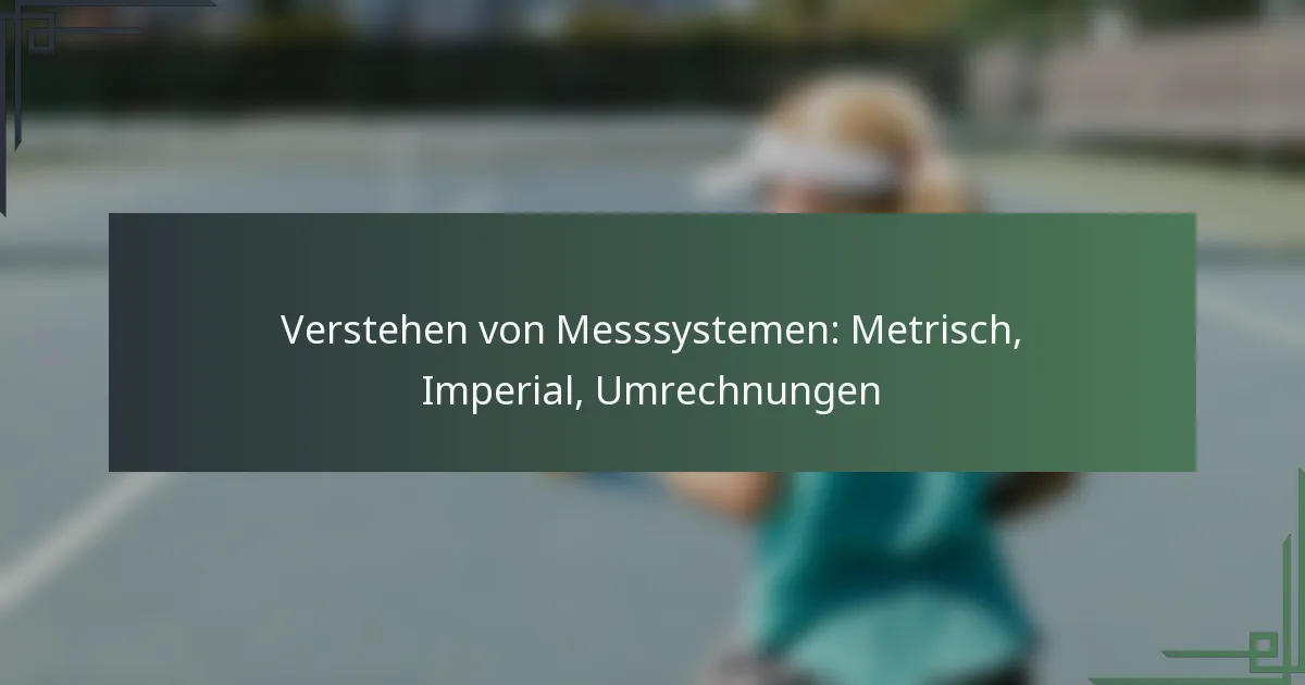 Verstehen von Messsystemen: Metrisch, Imperial, Umrechnungen